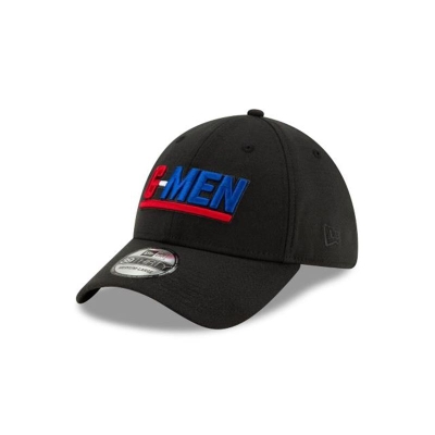 New York Giants Gorra | New Era NFL Logo Elements 2.0 39thirty Stretch Fit Cap Mexico - Negros